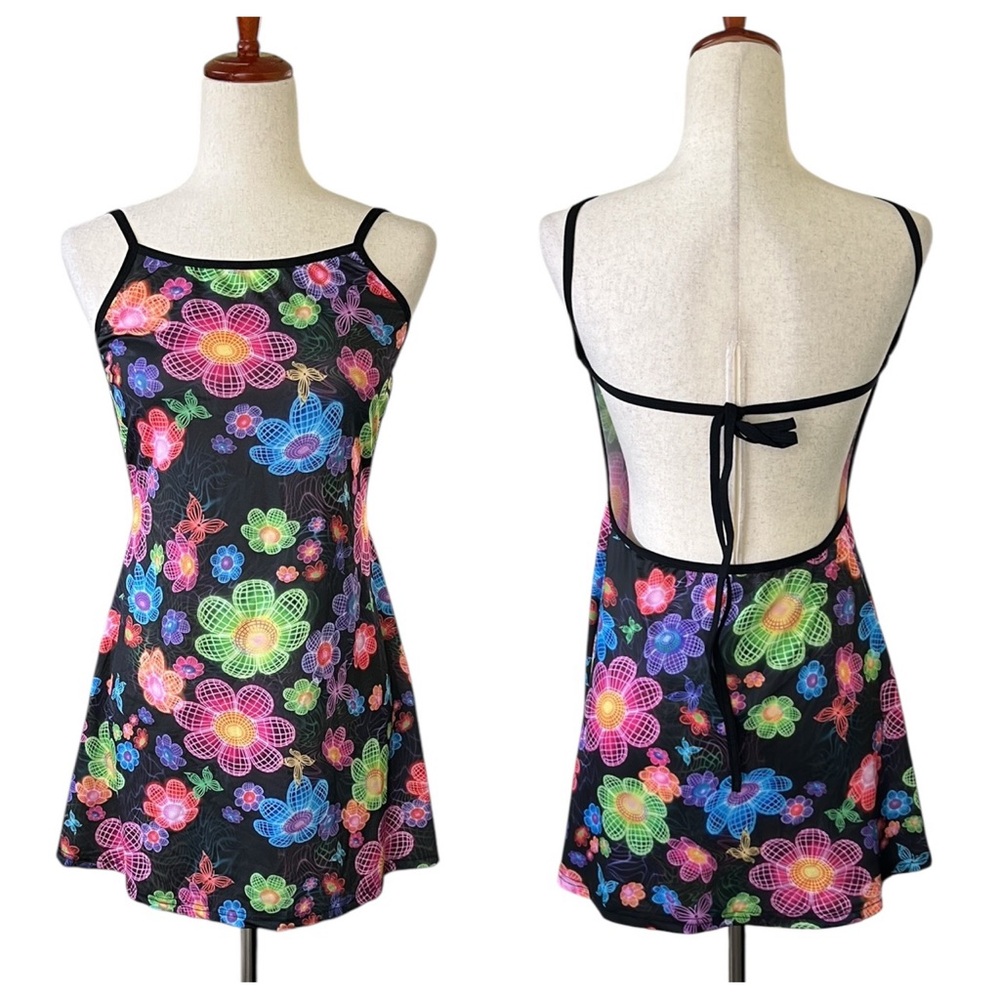 Dolls Kill ClubEXX SONIC BLOOM MINI DRESS